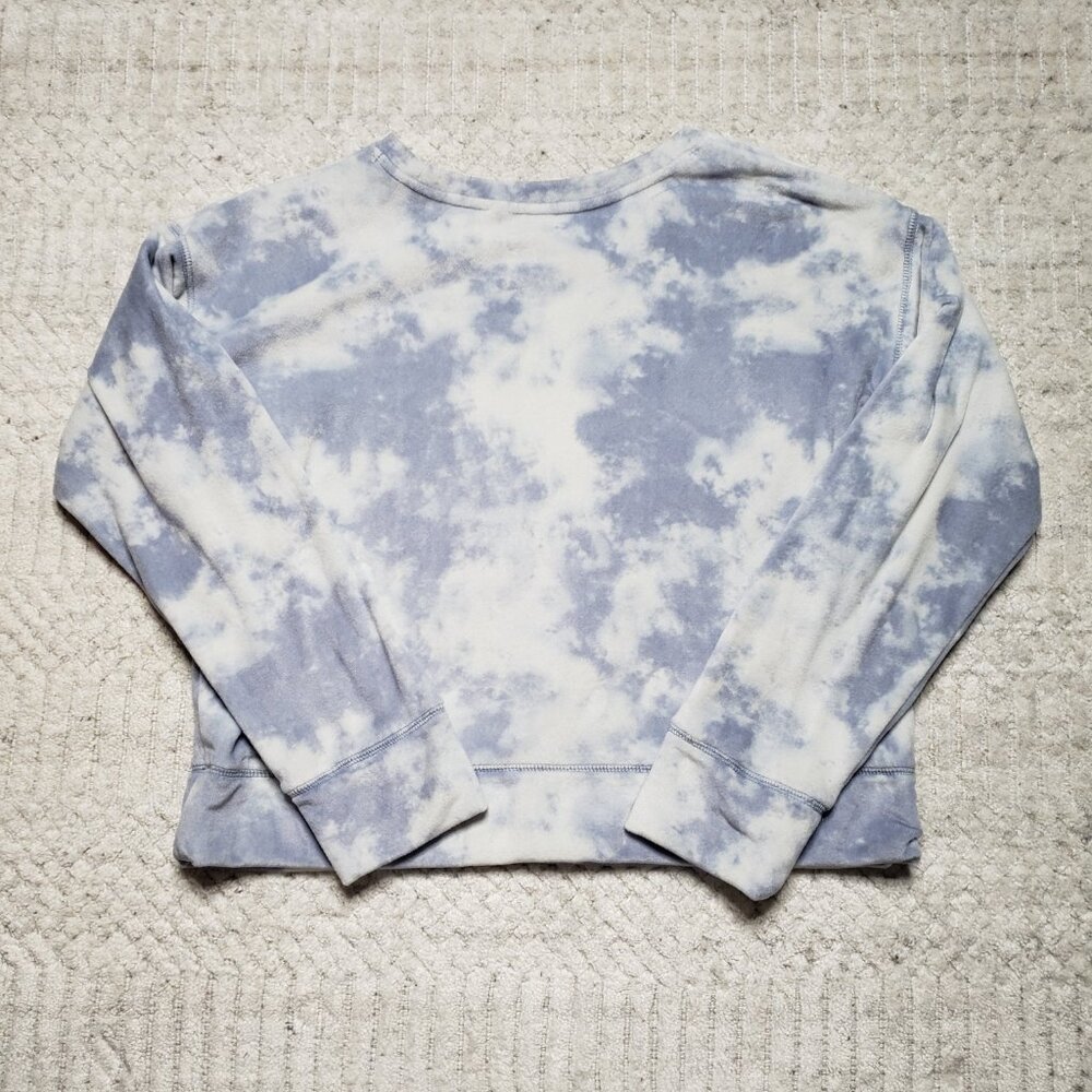 SO Cozy Tie‑Dye Crewneck Sweatshirt – Women's XL (14/16) - Picture 3 of 9